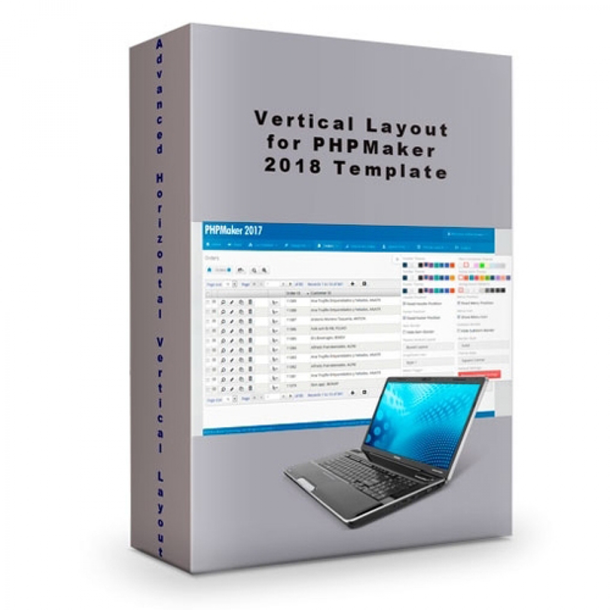 Advanced  Layout for  PHPMaker   Template