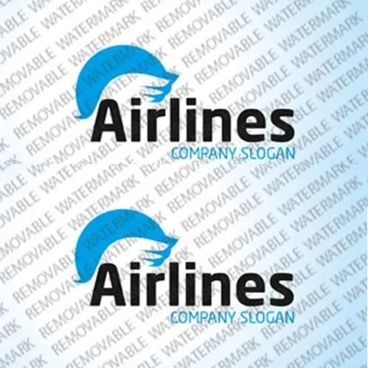 Private Airline Logo Template