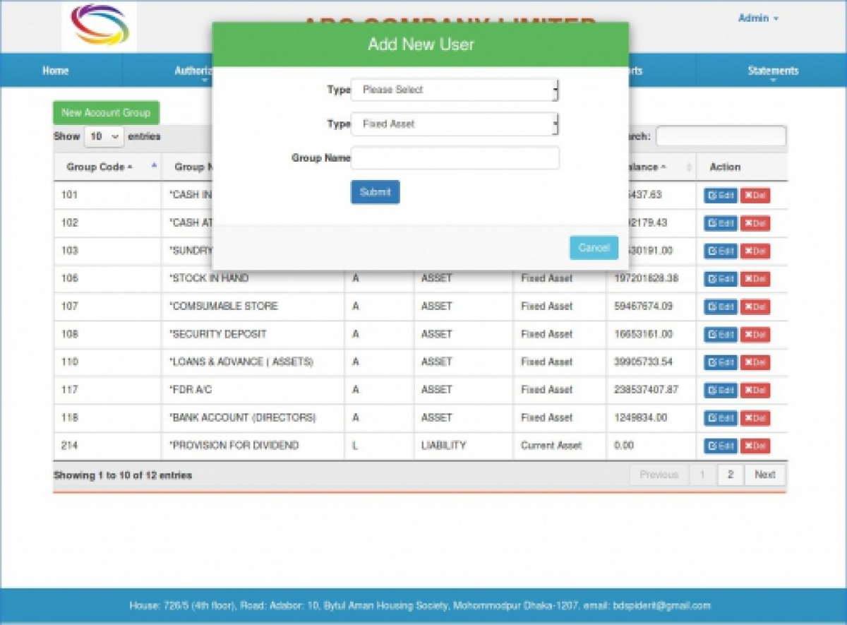Financial Management System