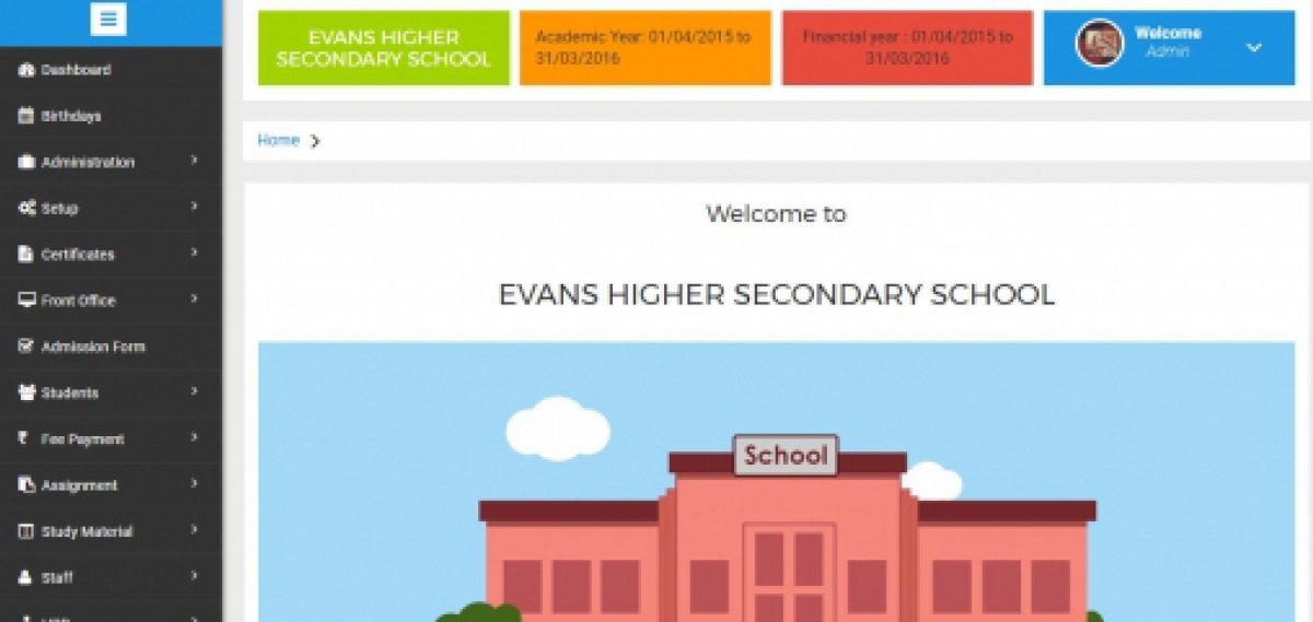 School ERP PHP Script