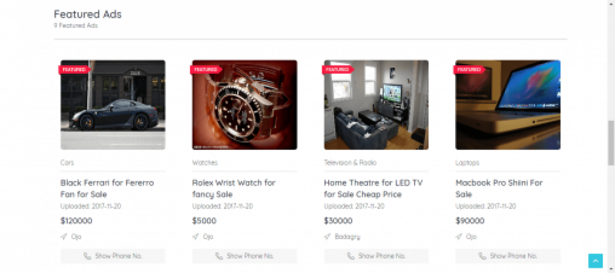 Classified Ads CMS Script