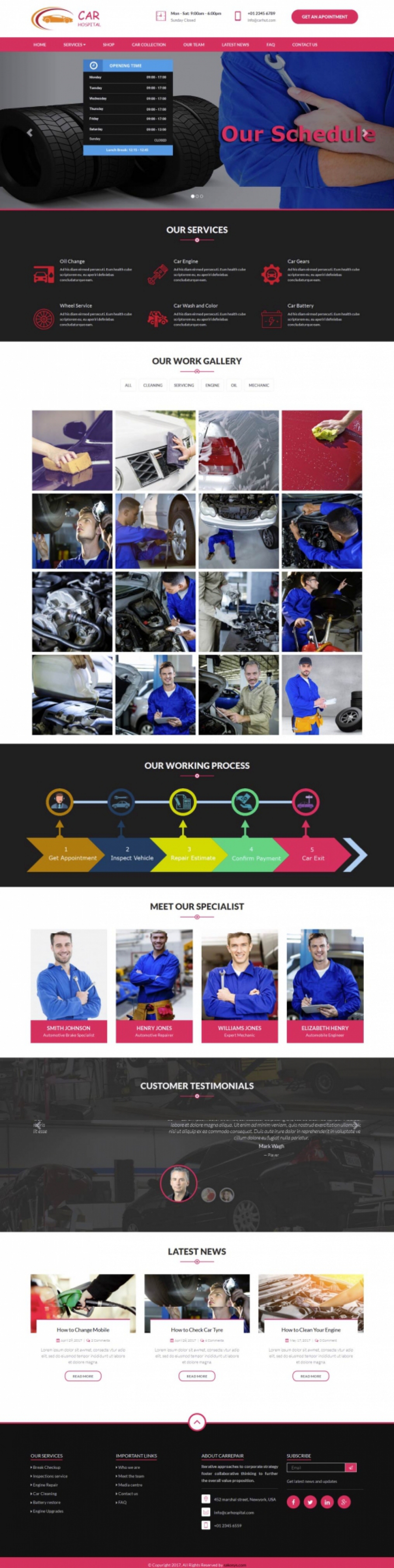 Garage Management System With CMS