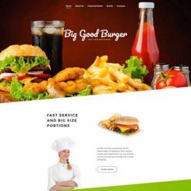 Fast Food Website Template