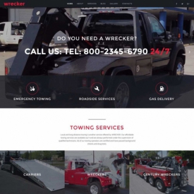 Wrecker   Website Template